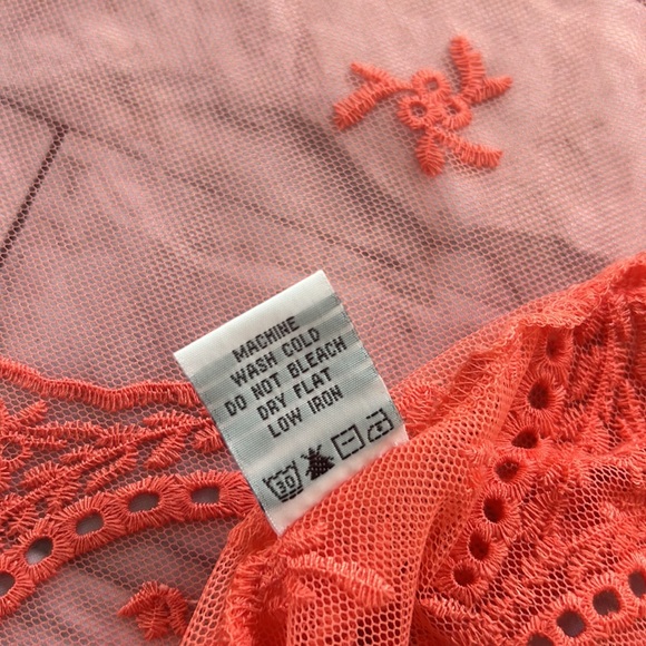 Haute Monde Coral open cardigan kimono size small - Picture 11 of 11